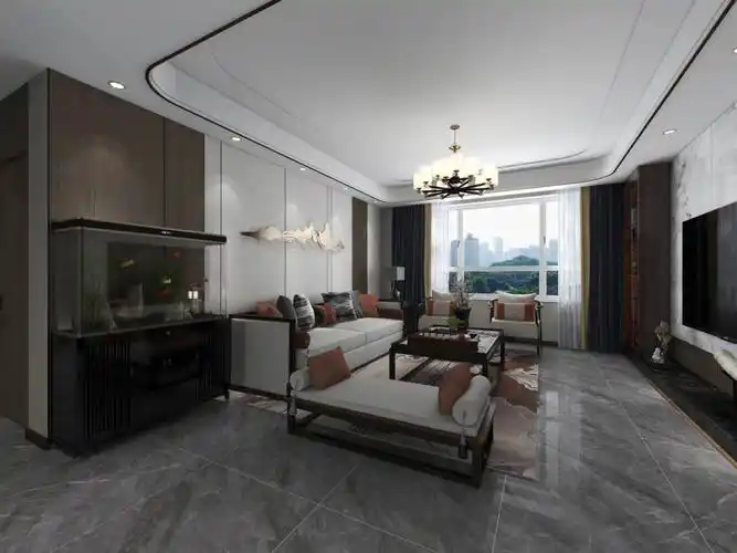 空间描述:简洁舒适为主是新中式风格最鲜明的特点,在此基础上加入了不