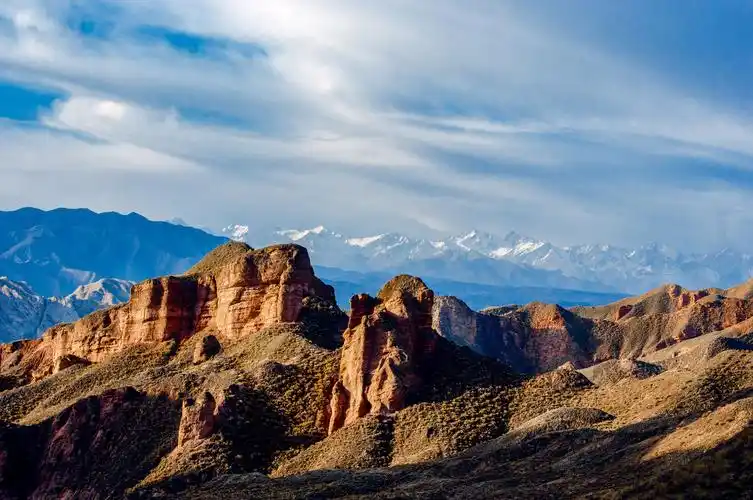 标题:地貌苍凉的大西北