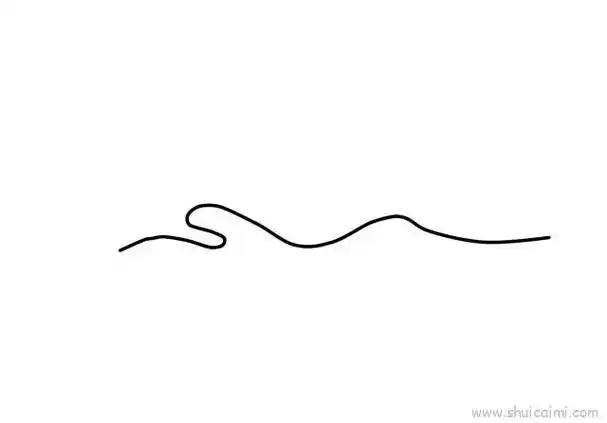 丝带简笔画画法图解