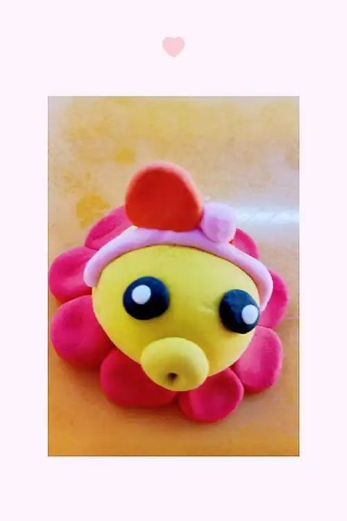 华亭市安口幼儿园大一班纸黏土作品集