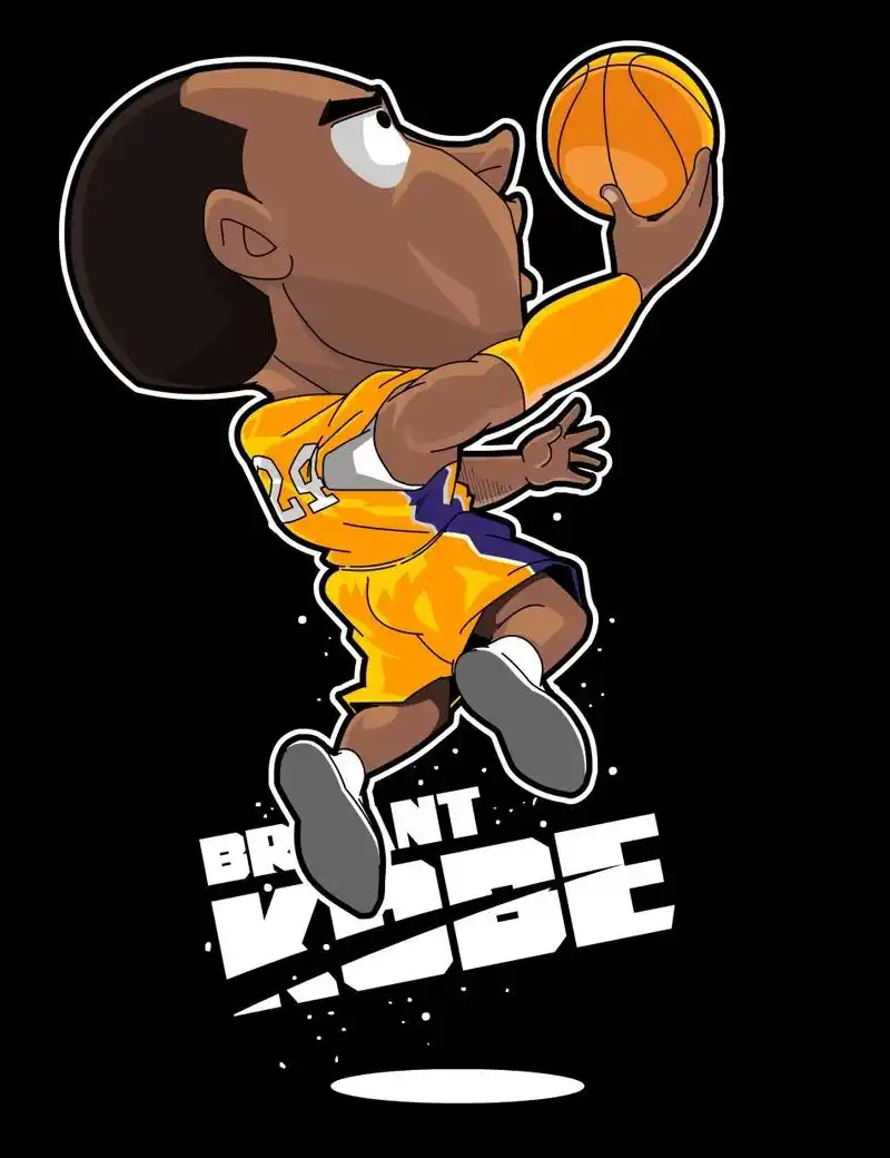 科比漫画致敬湖人王牌_高清图集_新浪网