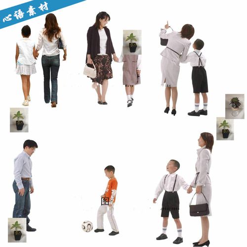 国外亚洲高清ps后期人物psd效果图素材休闲家庭儿童学生小孩