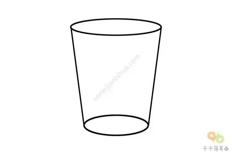 简笔画盛水的玻璃杯怎么画卡通杯子简笔画一杯柠檬水简笔画图片水的简