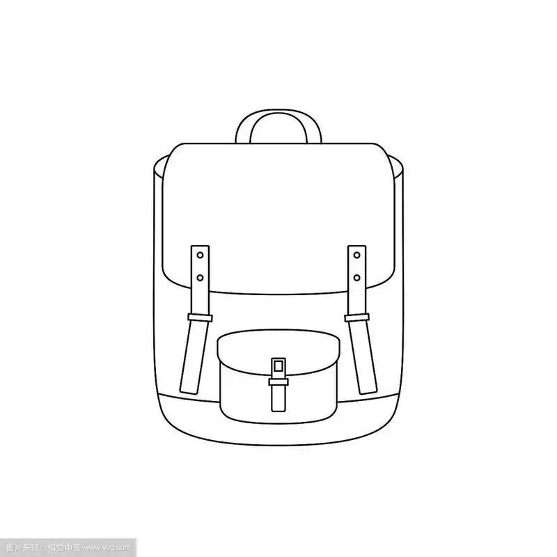 书包线画