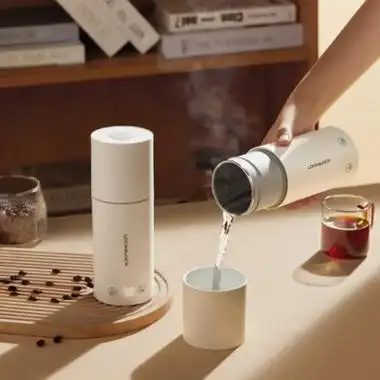 乐扣乐扣ejc715wht电热水壶电热水杯便携式烧水壶旅行加热水杯