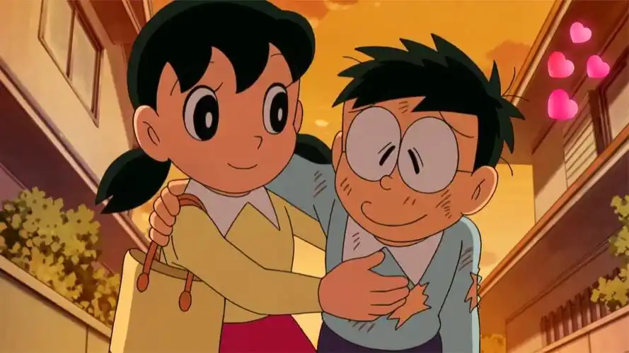 哆啦a梦:蓝胖子充当月老牵红线,大雄和静香小两口和好如初了