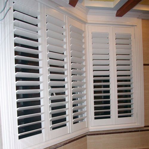 金点宅配 制椴木透气窗实木百叶窗折叠平开百叶门木制 一站式购齐卧室