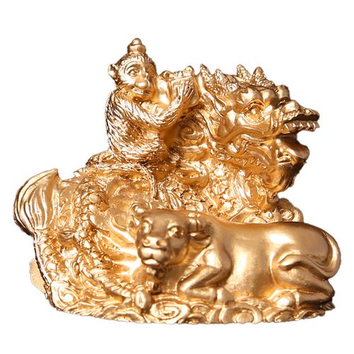 现货原装正品李居明2021牛年吉祥物辟邪金瑞护镇摆件