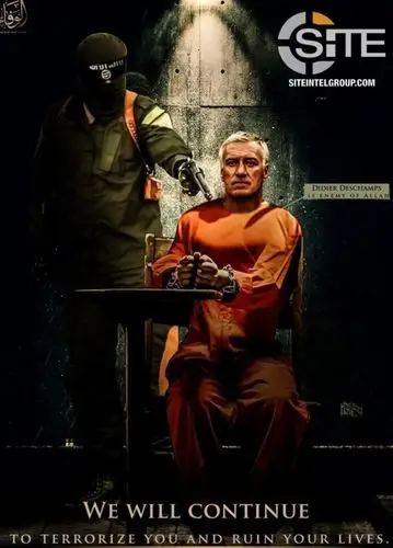 肆无忌惮?isis再发海报威胁德尚.