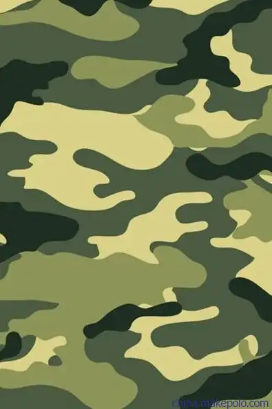 装饰装修材料 墙纸/壁纸/墙布/墙贴 厂家直销迷彩墙纸图案订制 军绿色