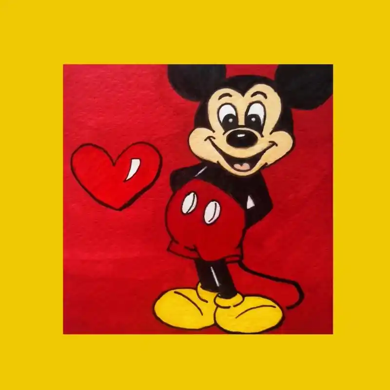 米奇简易马克笔绘画96.