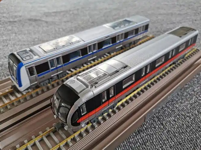 168原厂北京地铁模型12789号线轨道交通仿真合金摆件商务礼品沙盘模型