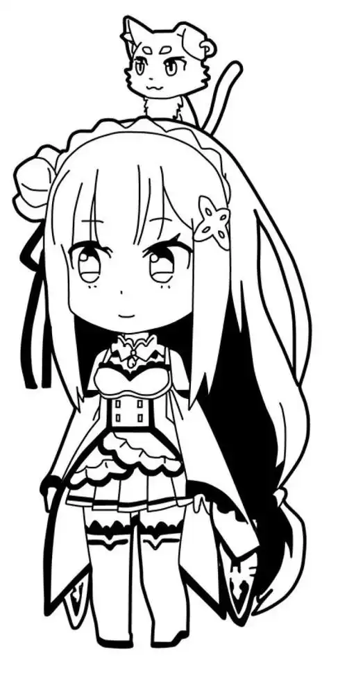 橡皮章素材‖re:从零开始的异世界生活‖艾米利亚‖转自果冻橡皮章