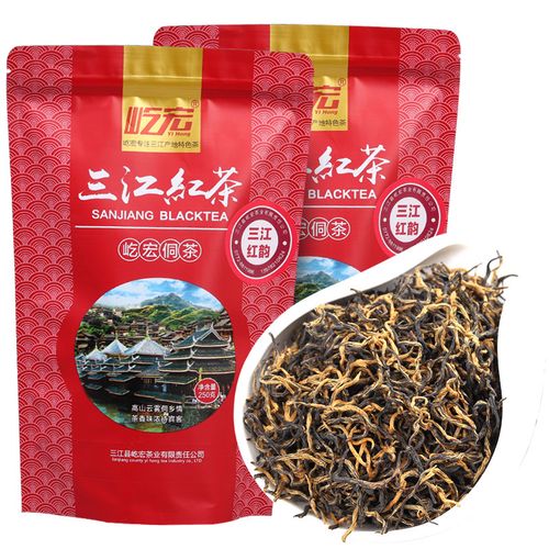 正宗屹宏三江红韵500g袋装 原汁原味广西三江红茶 高山金骏眉茶叶