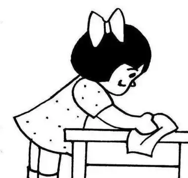 擦桌子简笔画宝宝擦桌子简笔画