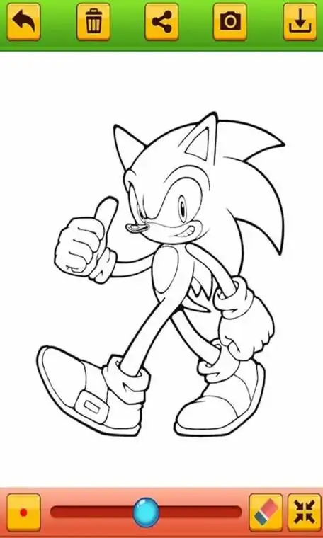 索尼克离线图画书游戏