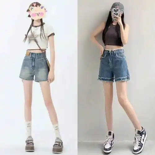 夏日牛仔短裤搭配攻略,针对身材去选款,轻松变身时髦精
