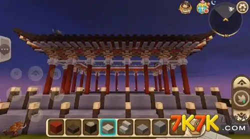 迷你世界中式建筑教程分享中式重檐歇山