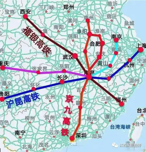 江西高铁建设规划图
