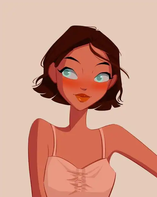 欧美风手绘头像|插画|创作习作|morven321 - 原创作品 - 站酷 (zcool)