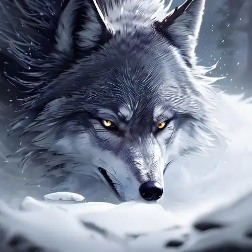 孤独的狼图片头像