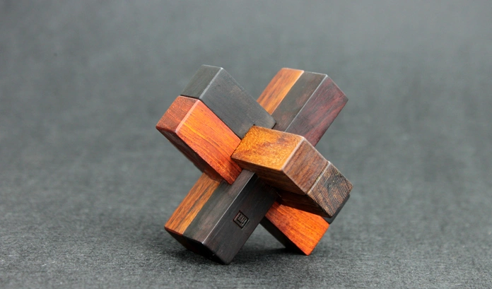 匠艺新中式六通鲁班锁