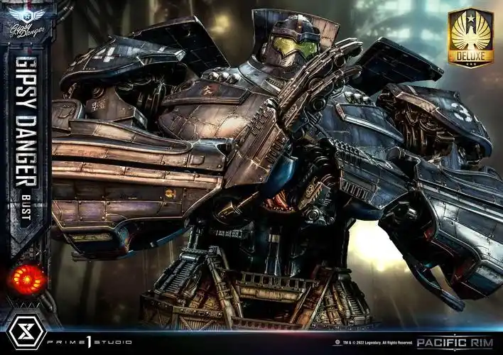 环太平洋危险流浪者机甲胸像重达56公斤霸气无比