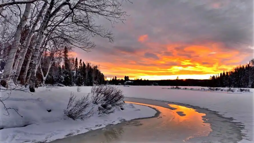 加拿大魁北克雪景壁纸1012