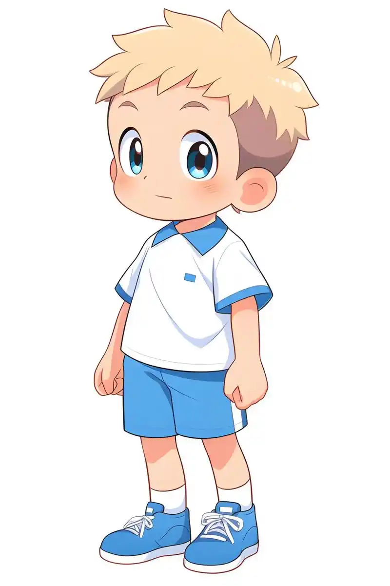 小男孩素材分享06#q版人物 #动漫人物 #动漫手绘 #素材 - 抖音