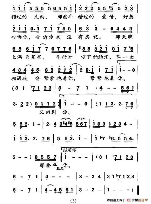 那些年(电影《那些年,我们一起追的女孩》主题曲)