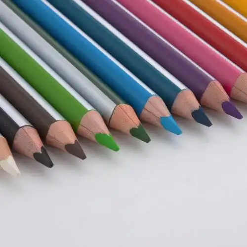 凌美(lamy)plus系列儿童彩色铅笔学生画笔盒装美术笔画笔 24色 铁盒 2