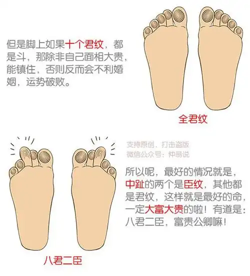 哪种脚纹的人最富贵?跟着漫画来了解一下吧!