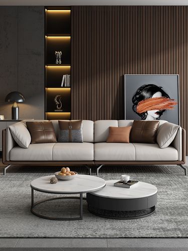 轻奢真皮沙发客厅现代简约奢华高端家具小户型直￥11720已售6件1评价