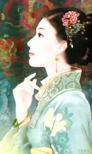 手绘古典美女『红颜如玉』