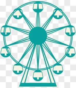 摩天轮pngai矢量马戏团帐篷pngai手绘摩天轮pngai矢量摩天轮pngai