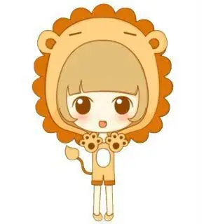 狮子座最萌简笔画狮子座简笔画简单又可爱狮子座的少女简笔画简单又