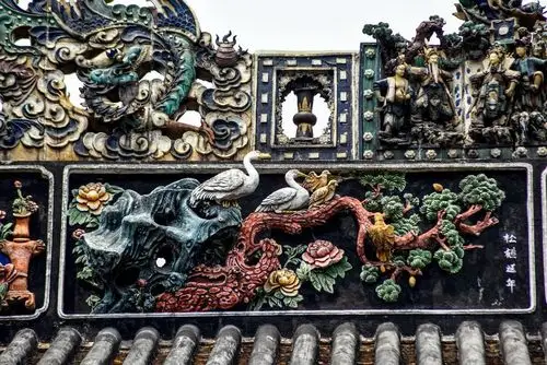 岭南建筑巧夺天工之作~陈家祠(塑艺篇)