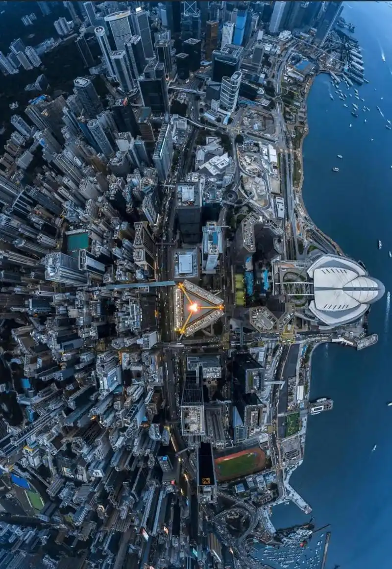 香港中环广场| 摄影/kk photograph 航拍中国香港,环山绕水,高楼林立