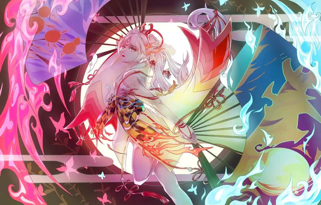 阴阳师不知火精美壁纸分享#阴阳师# #不知火