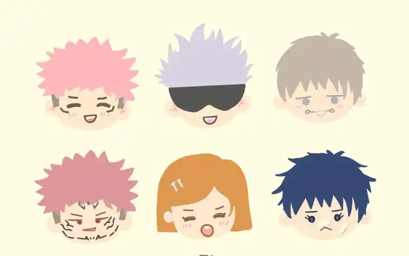 ipad绘画|procreate|咒术回战q版人物绘画练习