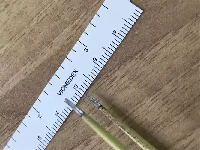 术中使用的镊子,尖端直径不到1毫米"手术治疗也同样存在风险.