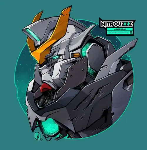 高达插画设计谁还没个机甲梦