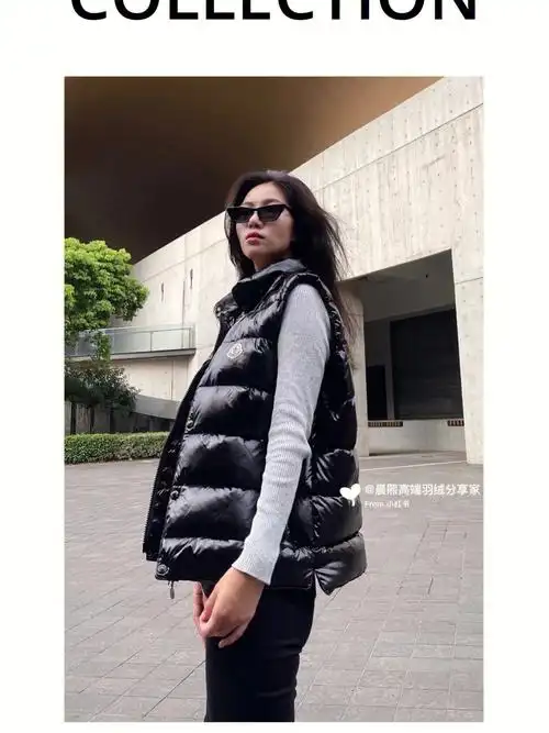 moncler蒙口经典款轻薄马甲