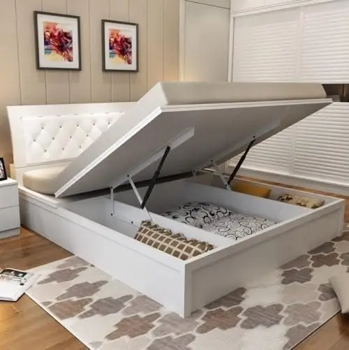 液压床抬起来气压杆撑不住了怎么办