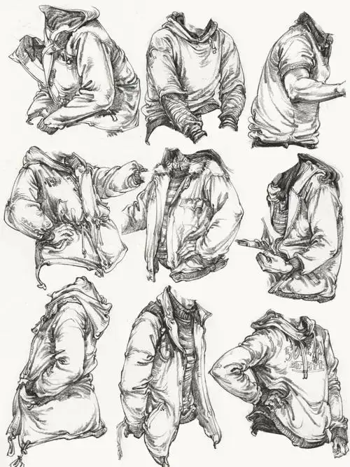 画好速写衣褶让你速写从75飞升90
