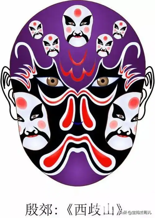 黑脸张飞京剧脸谱图片黑色脸谱图片张飞