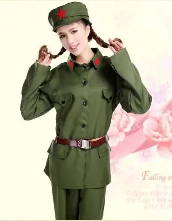 绿色军衣简笔画