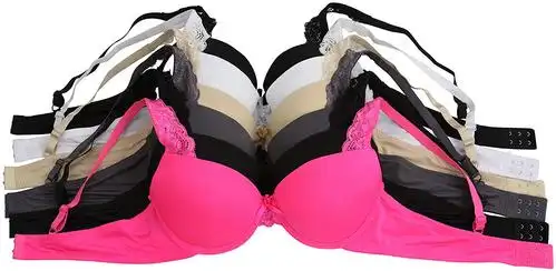 tobeinstyle 女式 6 件装胸罩 demi cup - simple lace 40c