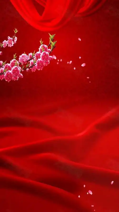 红色背景图片高清,红色背景(美图壁纸,国风红色祥云背景图)