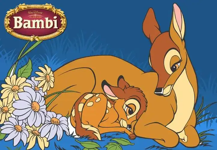 小鹿斑比和妈妈.